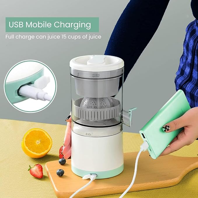CITRUSJUICER: Exprimidor frutas inalámbrico Portátil ⚡
