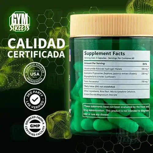 Nicotinamide de Riboside + Resveratrol