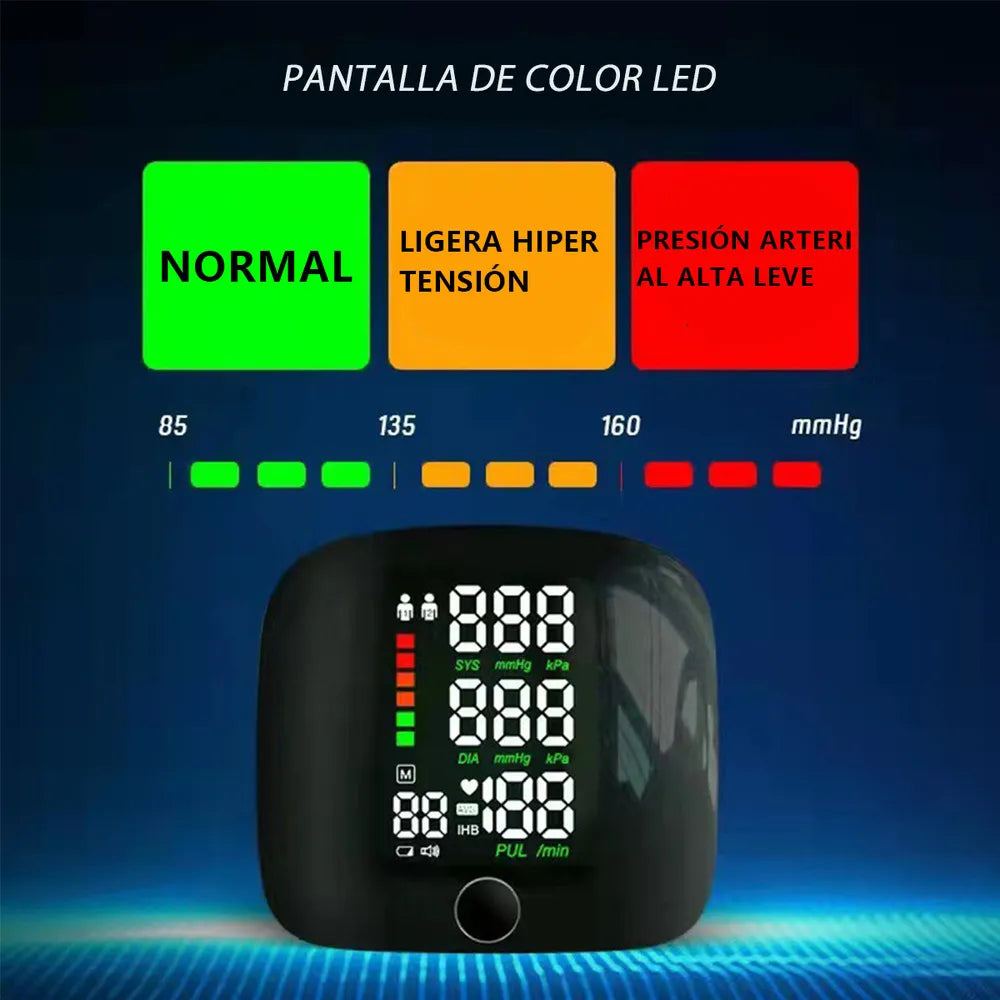 Tensiómetro Digital de Muñeca Con Voz