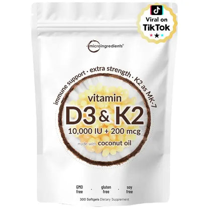 Vitamina D3 + K2 SuperHuman™ — Fortaleza diaria para tu cuerpo