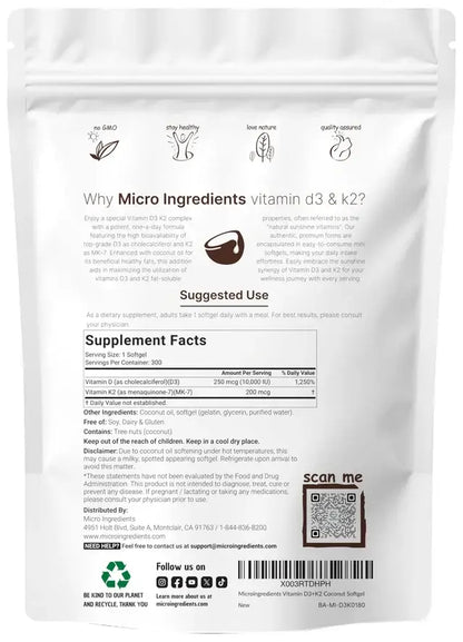 Vitamina D3 + K2 SuperHuman™ — Fortaleza diaria para tu cuerpo